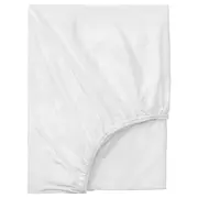 VÅRVIAL fitted sheet for day-bed, white, Single