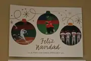 PHILADELPHIA PHILLIES Christmas Card 5x7 cardstock w envelope Phanatic, Bryce