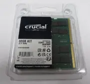 Crucial 32GB Memory Kit (2x16GB) DDR4-2666 CT2K16G4S266M Mac/PC Compatible NEW