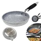 Non-stick Coating Wok Pan Aluminum Skillet Cooking Frying Pan Induction Cooker