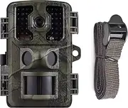 zolyet 4K Trail Camera 16MP Wildlife Scouting Camera Camera with 2.0 Inch TFT Color Screen Dual P Sensors 0.5s Trigger Time Supports Motion Activated IP66 Dark Green