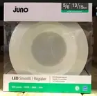 Juno 65-Watt Equivalent White Dimmable LED Recessed Retrofit Downlight 6” 3000K
