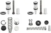 1Set 5/8" 3/4" 9/16" 11/16" Motorcycle Clutch Brake Pump Piston Plunger Repair Kits Fit For Master Cylinder Piston Rigs Repair(A)