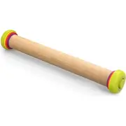 Joseph & Joseph PrecisionPin 42cm Adjustable Rolling Pin Beech Roller Stick
