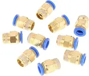Pneumatic Quick Connector Air Fittings Adapter Thread 1/4BSP Set for Pipe and Tools