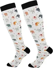 [Caihoyu] Compression Socks Men Compression Sock 15-20 mmHg for Nurses, Pregnancy, Flying, Running,Travel