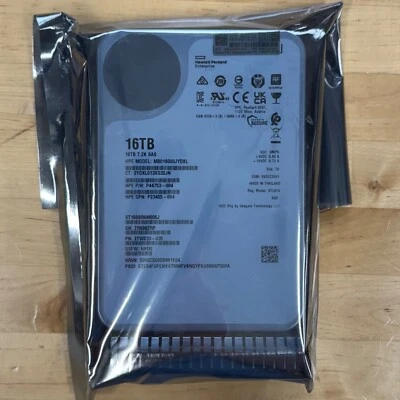 HPE P44753-004-LP 16TB 7200RPM 3.5in DS SAS-12G Midline G9 G10 HDD