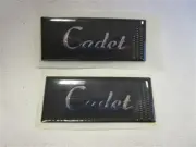 CADET 70004679-3 RAISED DECAL SET OF (2) SILVER / GRAY 2 1/2" X 1" BOAT