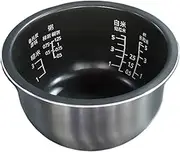 Rice Cooker Compatible for Panasonic SR-JCA101 Inner Pot JHA10 JHG10 JHC10 JHD10 JHS10 Inner Pot Replacement Inner Pot Rice Cooker Container Replacement Inner Pot Kitchen Tools Rice Cooker Parts