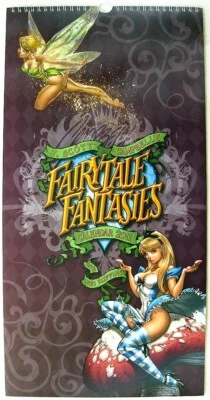 SEXXY ~ J Scott Campbell Grimm FAIRYTALE FANTASIES 2011 Calendar 12 Month SEALED