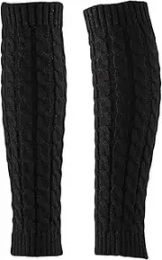 [kowaku] Women's Leg Warmers, Knitted Socks Leg Protection, Dance Leg Warmers, Boot Stockings Warm Footless Socks for Home Living Room