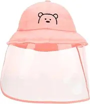 [LIFKOME] Yellow Bucket Hat UV Protection Hat Travel Hat Baseball Cap Sun Hats Yellow Hat Sun Wide Brim Visor Sun Protection Sun Visor Cotton
