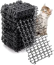 S.fields.inc Cat Repellent Sheets, Spiny Mat, 12 Pieces, Bird Repellent, Dove Repellent, Mesh