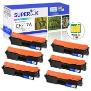6PK CF217A 17A Toner w/Chip For HP LaserJet Pro M102w M102a MFP M130nw M130fn
