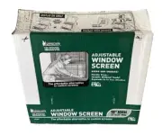 Frost King AWS1837 Asjustable Window Screen 18” HIGH 21” - 37” Wide (12 PACK)