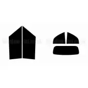 For Mini Cooper Convertible 2006-09 Full Pre Cut Window Tint Kit Front & Rear