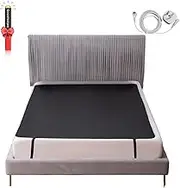ZDFOZD Ground Mat for Bed, King Single Size 107 x 203cm, Earth Mattress Cover with Cord and Pen, PU Leather Mattress Pads