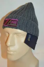 ROBERTO CAVALLI CLASS Man's Knitted LOGO Hat Cap NEW One Size Fits All