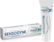 Sensodyne Rapid Relief Sensitivity Toothpaste for Sensitive Teeth, Extra Fresh, 3.4 Ounce
