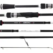 Atomic Arrowz Carbon Fishing Rod Travel Spin 7ft 4 Piece 6 - 14lb Pound