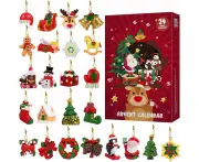 Christmas 2022, 24Pcs Hanging Ornaments Christmas Animals Relief Toys, Xmas Christmas Decorations for Wall Christmas Tree Decoration