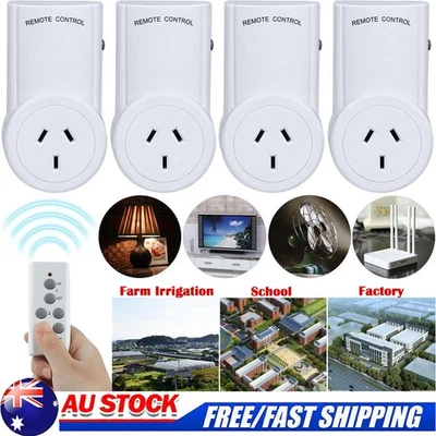 3/5 Main Outlet Power Point Socket Smart Home AU Plug and Play Remote Controller