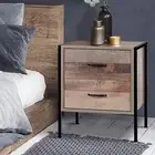 Bedside Table Wooden Bed Side Tables Storage Small Narrow Desk Chest of Drawers,