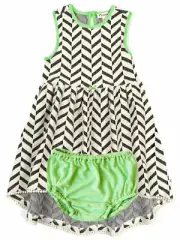 Appaman NWT Baby Dress Black and White Sizes 12-18M, 18M-24M Summer