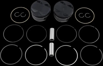 Wiseco Domed Piston Kit 4.080in Bore 11.0:1 Harley Davidson Electra Glide 19-21
