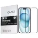 IN7 iPhone 15 (6.1吋) 高透光3D滿版9H鋼化玻璃保護貼 疏油疏水 鋼化膜