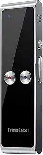 Portable Multi Language AI Voice Translator Real Time Interactive Two-Way Translation Device for Travel Business (Color : Silver Grey) Hello Yearn for FANDIAO