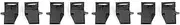 Mellisso 8X for Breeze RW Panoramic Sunroof Sun Visor Fixed Buckle Sun Shade Clip Roller Blind