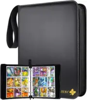 900 Cards Pocket Trading Card Binder Zip Trading Card Album Folder Case