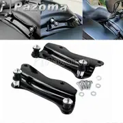 Moto Black Sissy Bar Luggage Rack 4 Point Docking Hardware Kit for Harley Touring Road King Street Glide FLHR FLHX 2014-2022