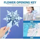 ABS Light Up Snowflake Wand Princess Glow Snowflake Wand Girl