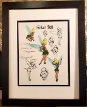Walt Disney Tinker bell Drawn To PERFECTION Hand Signed Margaret Kerry NEW