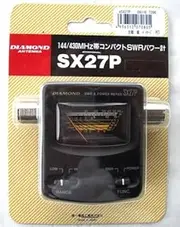 The first wave industrial diamond 144 / 430MHz band compact SWR power meter SX27P