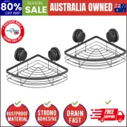 2-Pack Round Corner Shower Caddy with Suction Cups