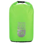 1-Pack Dry Sacks, Waterproof Bags Keep Gear Dry 12L [Fruit Green]
