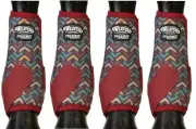 WEAVER PRODIGY PERFORMANCE ATHLETIC HORSE SPORT BOOTS Value 4 PACK Insignia M