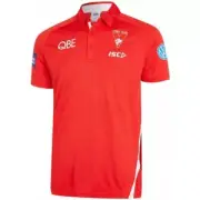 Sydney Swans AFL Mens Media Polo Shirt 2019 ISC BNWTS