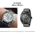 原裝進口美國FOSSIL MODERN MACHINE系列三眼計時錶-手錶男錶女錶石英錶機械錶生日禮物情人節禮物父親節