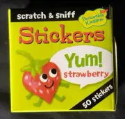 Peaceable Kingdom Scratch & Sniff Stickers - 50 Sticker Roll - Strawberry