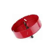 110mm Hole Saw, M42 HSS Hole Saw, 110mm Hole Cutter, Bi-Metal HSS Hole Saw with Hex Shank and Drill Bit for Metal, Iron, Aluminum, Wood, Drywall, Plas
