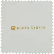 Klean Karats 4x4 Inch Untreated Polishing Cloth - Individually Wrapped
