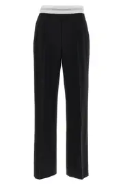 ALEXANDER WANG Logo Elastic Pants