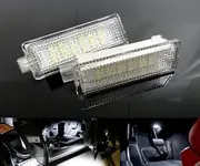 RZG 2x LED Interior Courtesy Footwell Under Door Step Boot Light White For E82 F20 F22 E90 E92 M3 F30 F32 E60 F10 X3 X5 X6 Cooper Clubman