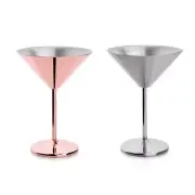 Glasses Steel Shatterproof Metal Cocktail Glasses Unbreakable