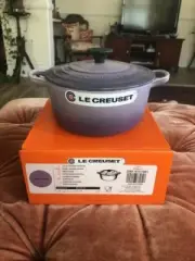 Le Creuset 2 QT Blue Bell Purple Dutch Oven Cast Iron # 18