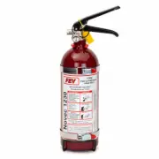 FEV 2.5KG NOVEC 1230 GAS [RALLY RED] HANDHELD FIRE EXTINGUISHER WITH CRADLE